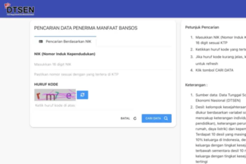 Kemensos Coret 11.014 Penerima Bansos PKH dan BPNT Triwulan II 2026