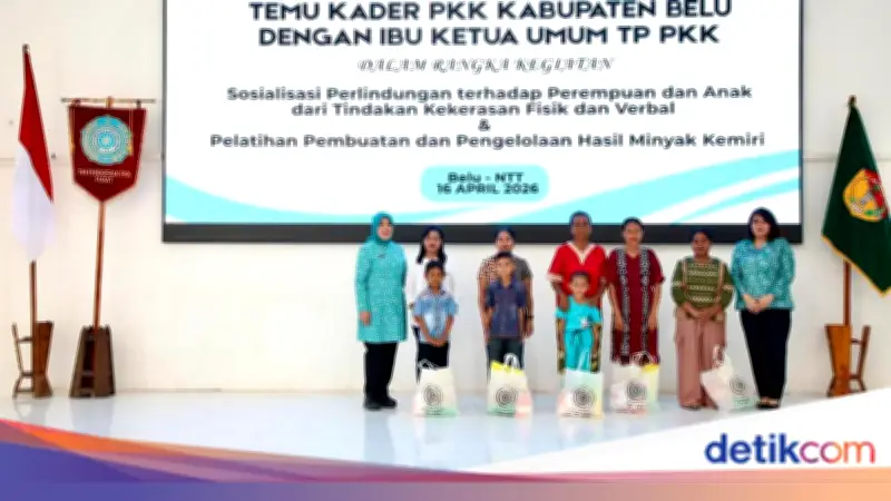 Ketum TP PKK Kunjungi Belu NTT, Desak Perlindungan Perempuan dan Anak dari Kekerasan