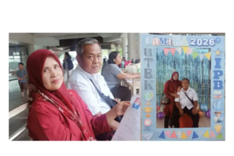 Kisah Yusep, Pedagang Mi Ayam Antar Anak Tes UTBK di IPB