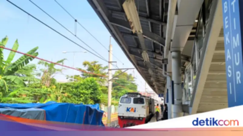 Kondisi Terkini Stasiun Bekasi Timur Usai Tabrakan KA, Dua Jalur Sudah Dilintasi