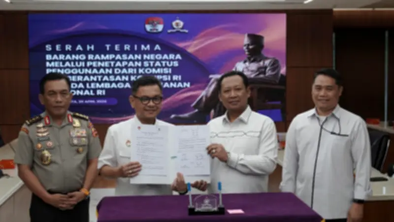 KPK Serahkan Dua Apartemen Koruptor Senilai Rp 3,52 Miliar ke Lemhannas