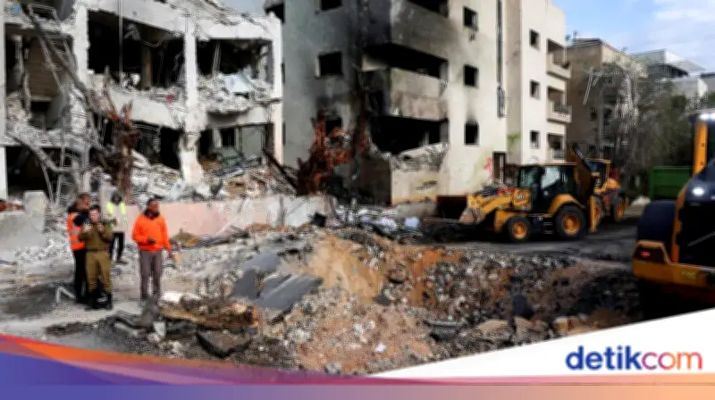 Lebih dari 1.000 Rumah di Tel Aviv Rusak Parah Akibat Serangan Rudal Iran