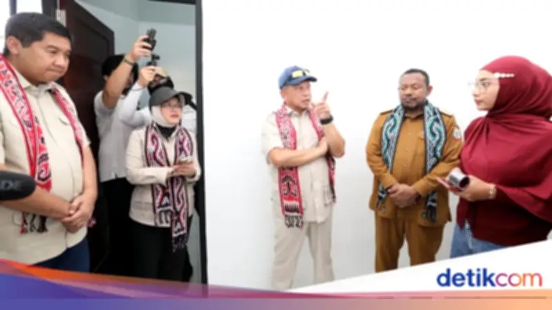 Mendagri Tinjau Langsung Program Perumahan Rakyat di Sorong