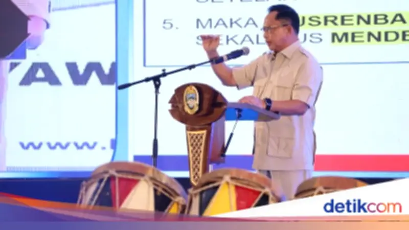 Mendagri Tito Karnavian Buka Musrenbang RKPD Sumut, Tekankan Perencanaan Matang