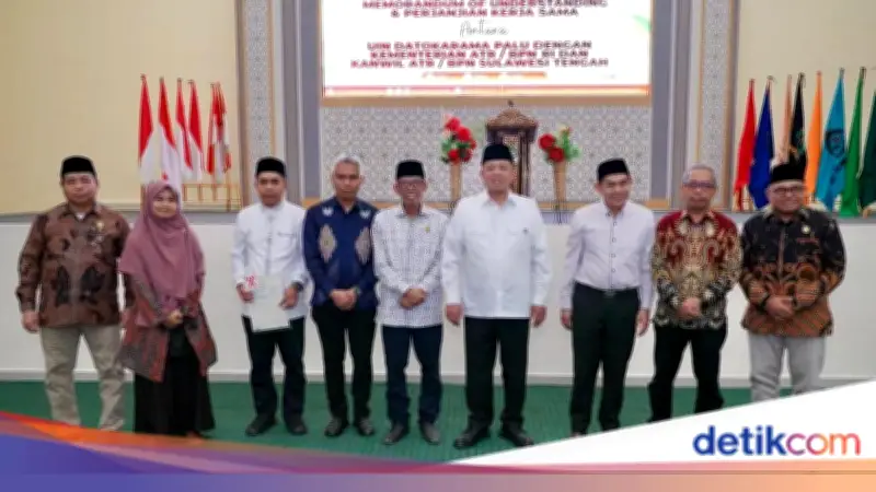 Nusron dan Rektor UIN Palu Teken MoU, Libatkan Mahasiswa Legalisasi Tanah Wakaf
