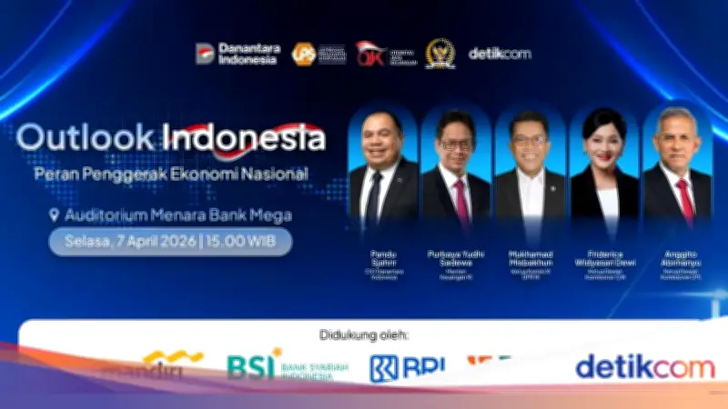 Outlook Indonesia Kupas Strategi Hadapi Tantangan Ekonomi Nasional 2026