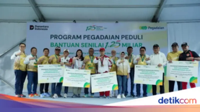Pegadaian Sukses Gelar Tring! Golden Run 2026, Donasi Rp1,25 Miliar untuk Atlet