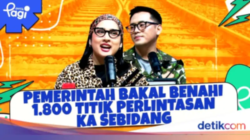 Pemerintah Benahi 1.800 Perlintasan Kereta Api Sebidang Demi Keselamatan