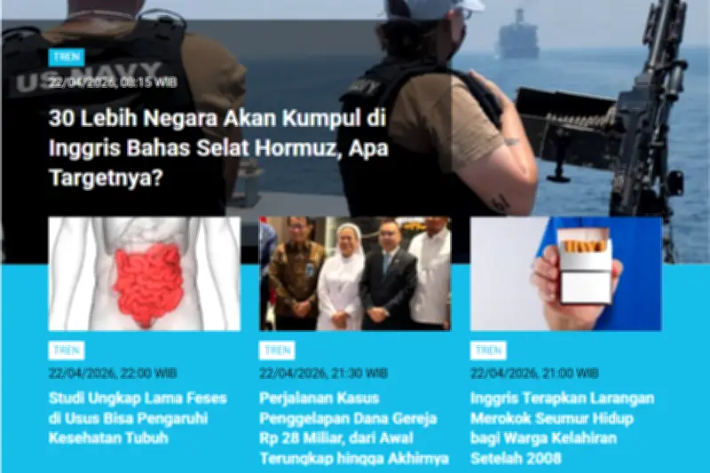 Perwakilan 30 Negara Bahas Pembukaan Selat Hormuz di Inggris