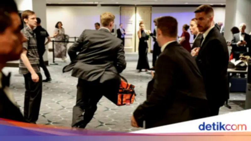 Petugas Secret Service Trump Tertembak, Peluru Kena Alat Pelindung