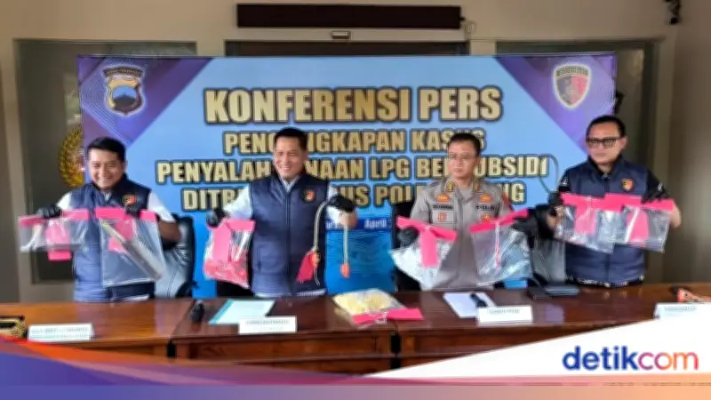 Polda Jateng Bongkar Praktik Oplosan LPG Subsidi, Dua Pelaku Ditangkap