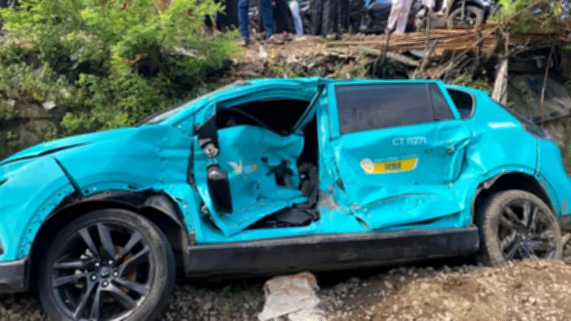 Polisi Amankan Sopir Taksi Green SM Diduga Pemicu Kecelakaan Kereta di Bekasi Timur