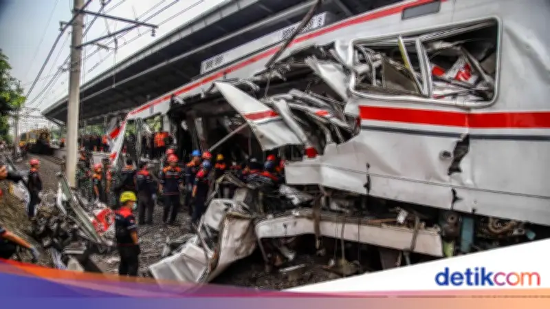 Polisi: KA Argo Bromo Melaju 110 Km/Jam Sebelum Tabrak KRL di Bekasi
