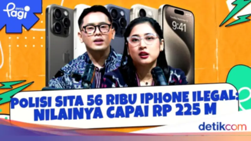 Polisi Sita 56 Ribu iPhone Ilegal Senilai Rp 225 Miliar dari Gudang di Jakarta