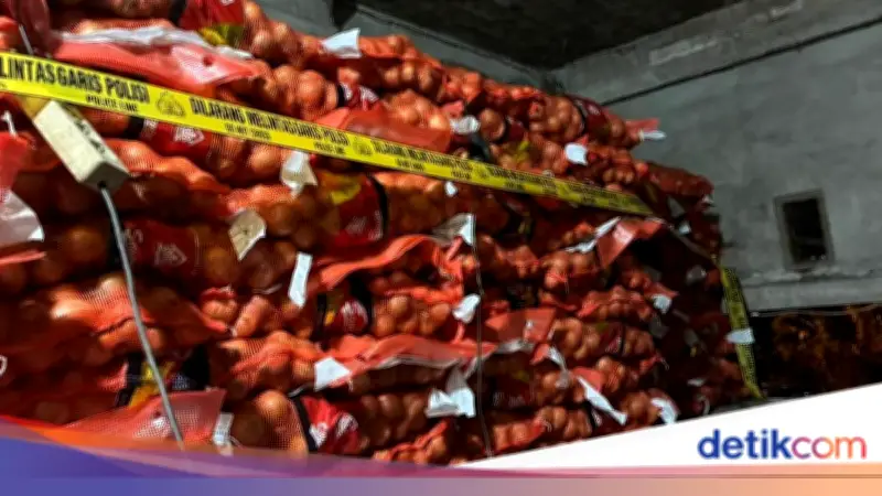 Polri Gagalkan Impor Ilegal 23 Ton Bawang dan Cabai di Pontianak