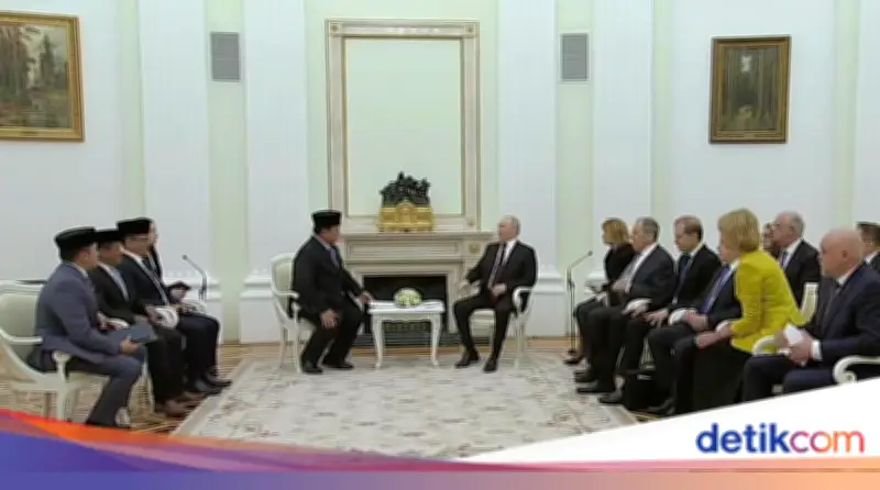 Prabowo Bertemu Putin di Kremlin, Bahas Kemitraan Strategis Indonesia-Rusia