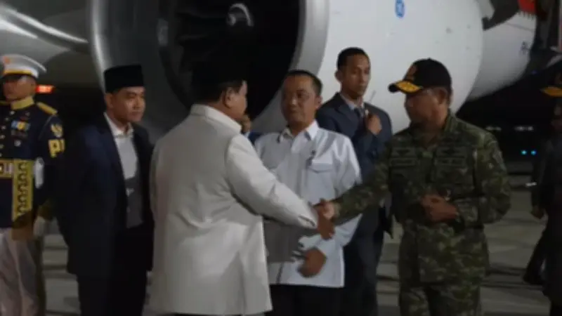 Prabowo Kembali ke Indonesia, Disambut Gibran Usai Kunjungan Jepang-Korsel