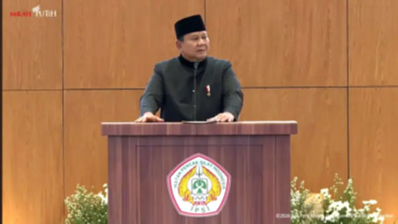 Prabowo Mohon Izin Tak Lanjut Jadi Ketum PB IPSI, Fokus Tugas Presiden RI