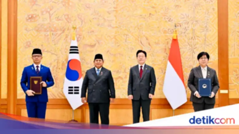 Prabowo Saksikan 10 MoU Indonesia-Korsel, Bahas AI hingga Middle Power