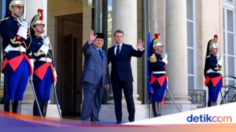 Prabowo Sambut Penghormatan Militer Prancis di Istana Elysee, Lanjutkan Diplomasi dengan Macron