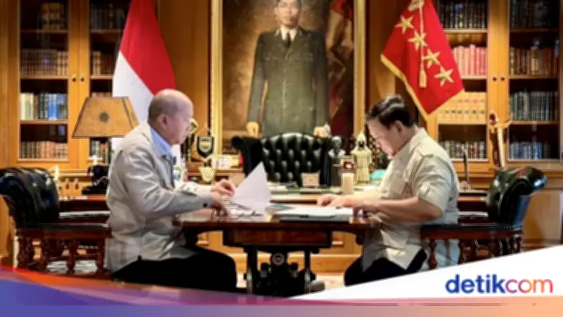 Prabowo Temui CEO Danantara di Hambalang, Bahas Hilirisasi
