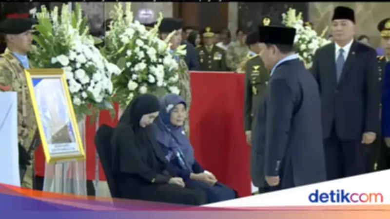 Presiden Prabowo dan SBY Lepas Jenazah 3 Prajurit TNI Gugur di Lebanon