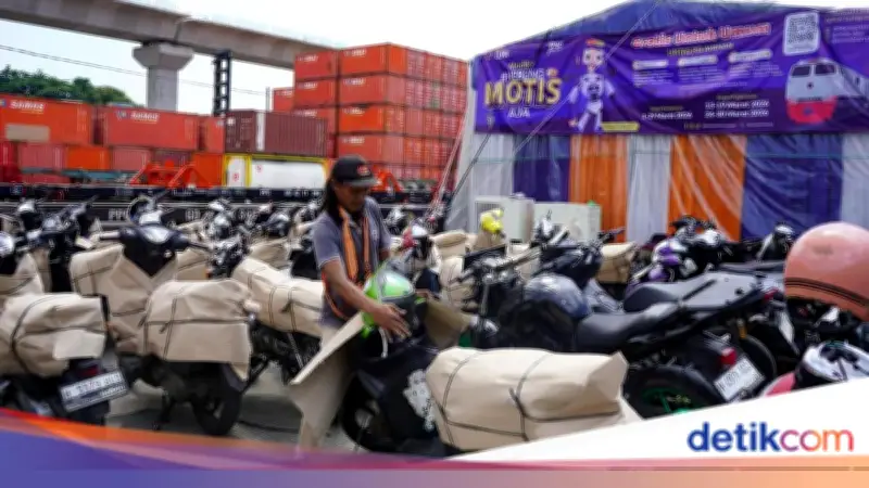 Program Motis DJKA Lampaui Target, Angkut 12.419 Motor Pemudik Lebaran 2026