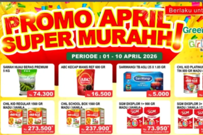 Promo Greensmart 5-10 April 2026: Diskon Super Hemat untuk Beras 5 Kg