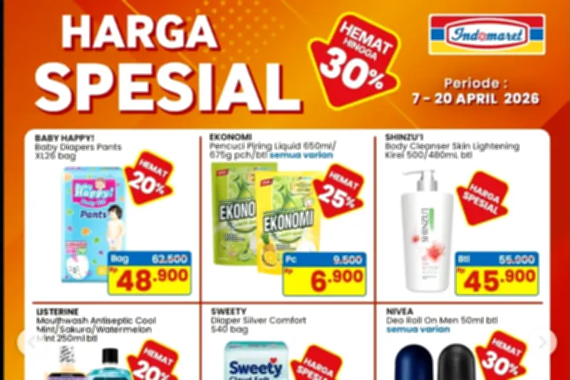 Promo Indomaret 10-15 April 2026: Telur Ayam Negeri Diskon Rp 5.000 per Kilogram