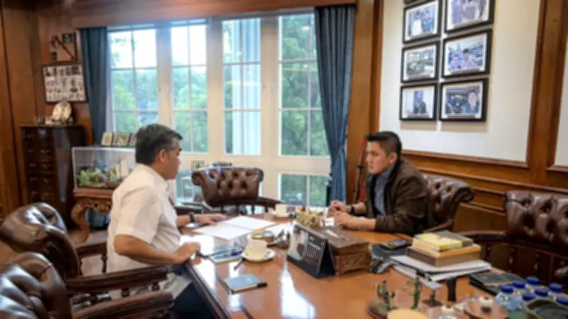 Seskab dan Menaker Bahas Progres 100 Ribu Peserta Program Magang Nasional