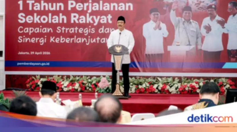 Setahun Sekolah Rakyat di 166 Titik, Mensos: Ini Gerakan Putus Kemiskinan
