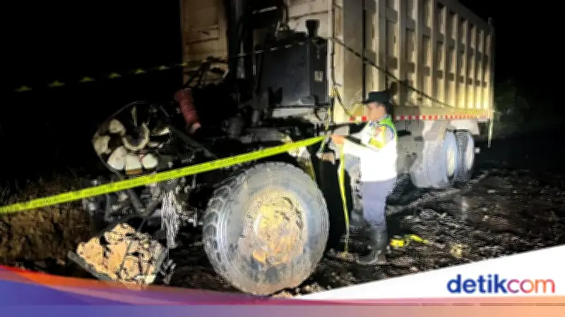 Tabrakan Dua Truk Batu Bara di Muratara Tewaskan Sopir dan Lukai Tiga Orang