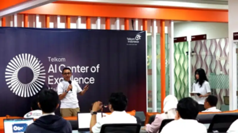 Telkom Perkuat Kemampuan Developer Makassar lewat Pelatihan AI Connect Offline Series