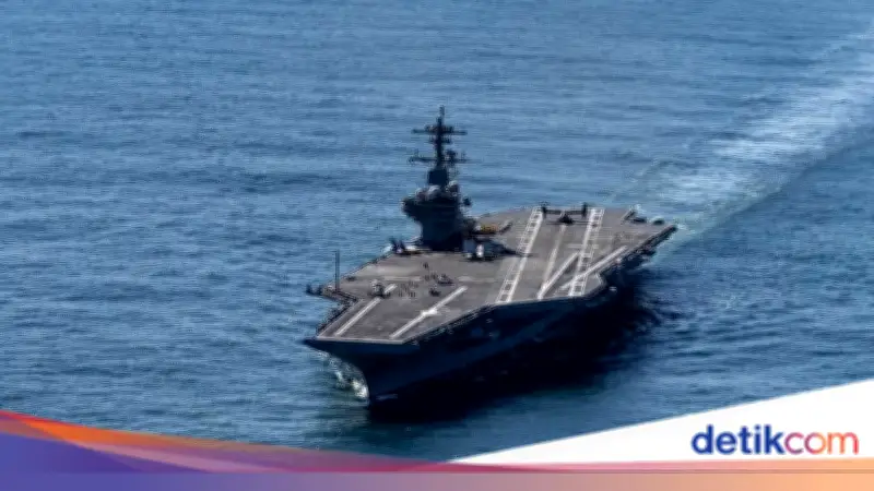 Tiga Kapal Induk AS Bersamaan di Timur Tengah untuk Pertama Kali dalam Beberapa Dekade