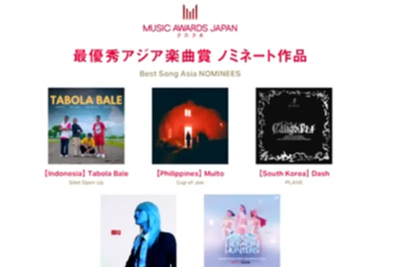 Tiga Lagu Indonesia Masuk Nominasi Music Awards Japan 2026