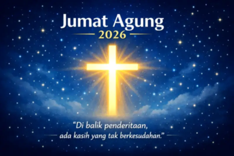 Umat Kristiani Sedunia Peringati Jumat Agung 3 April 2026 untuk Renungkan Pengorbanan Yesus