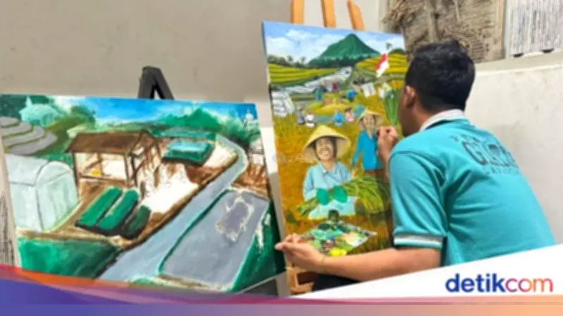 Warga Binaan Lapas Tangerang Meriahkan Lomba Lukis Nasional Hari Bakti Pemasyarakatan
