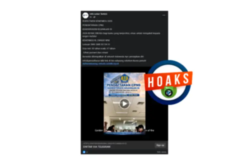 Waspada Hoaks Lowongan CPNS Kemenkeu April 2026