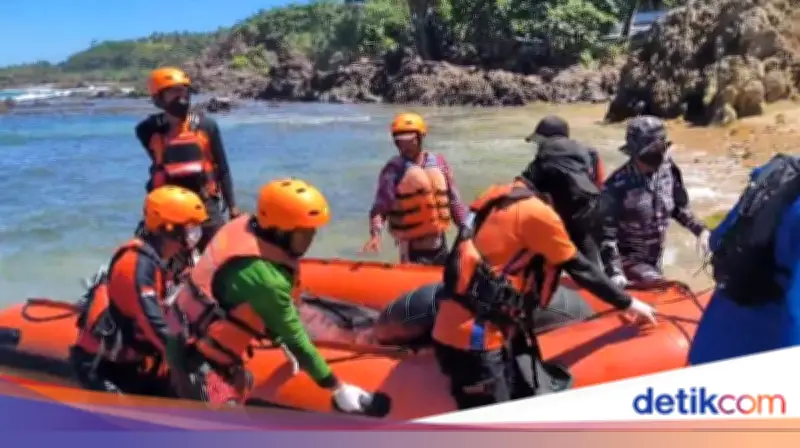 WN China Tewas Tenggelam di Pantai Cibobos Lebak Ditemukan Setelah Pencarian Intensif