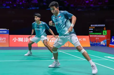 Ganda Putra Debutan Indonesia Tersingkir di Perempat Final Kejuaraan Asia 2026