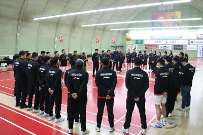 Latihan Tim Bulu Tangkis Indonesia di Denmark Resmi Berakhir, Persiapan Piala Thomas-Uber 2026