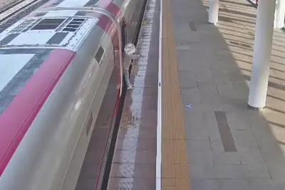 Penumpang Whoosh Tahan Pintu Kereta Saat Akan Berangkat dari Stasiun Padalarang