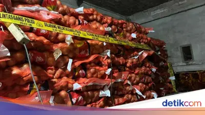 Polri Gagalkan Impor Ilegal 23 Ton Bawang dan Cabai di Pontianak