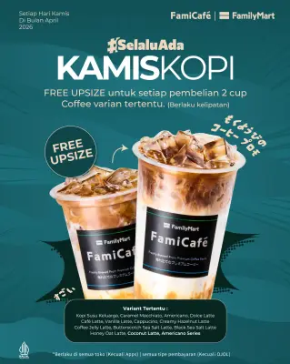 Promo FamilyMart April 2026: Diskon Ayam Crispy dan Gratis UpSize Kopi