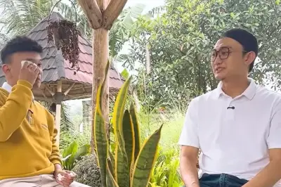 Ruben Onsu Menangis Lihat Kondisi Rumah Bobby Tince di Kaki Gunung Salak