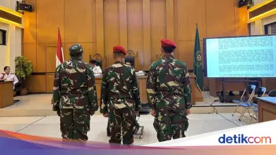 Sidang Tiga Prajurit TNI Terungkap Peran dalam Pembunuhan Kacab Bank
