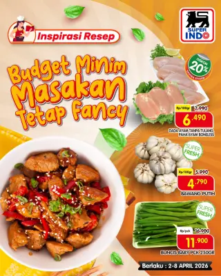 Super Indo Gelar Promo Diskon hingga 20% untuk Bahan Masakan, 2-8 April 2026