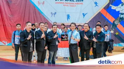 Tim Taekwondo Garbha Presisi Polri Juara Umum di Kejuaraan Internasional Jepang