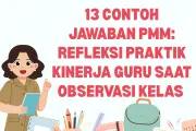 13 Contoh Jawaban PMM untuk Refleksi Kinerja Guru Saat Observasi Kelas