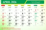Jadwal Libur April 2026: Tanggal Merah dan Long Weekend Awal Bulan
